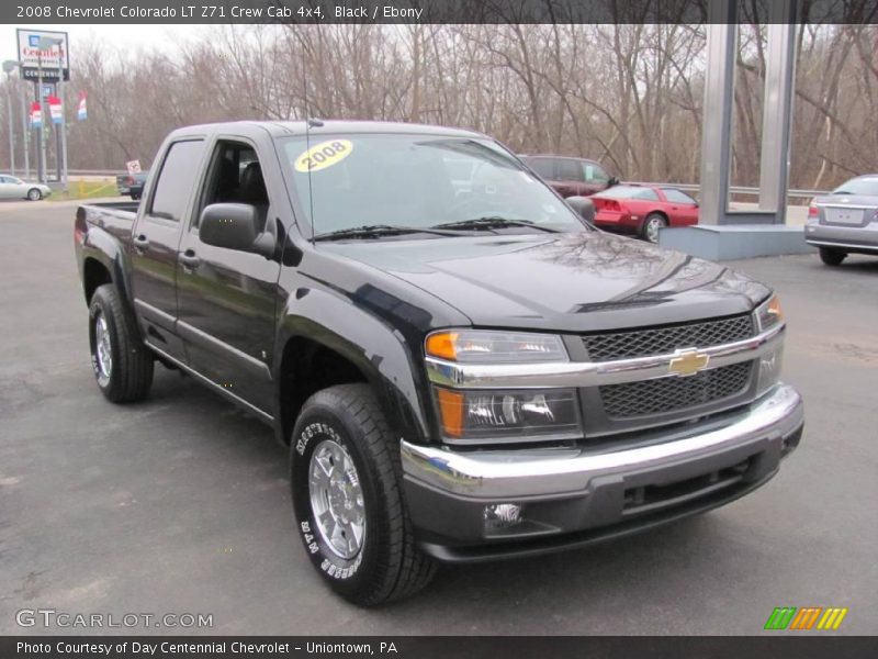Black / Ebony 2008 Chevrolet Colorado LT Z71 Crew Cab 4x4