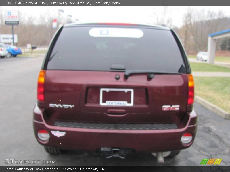 Cranberry Red Metallic / Light Tan/Ebony 2007 GMC Envoy SLE 4x4