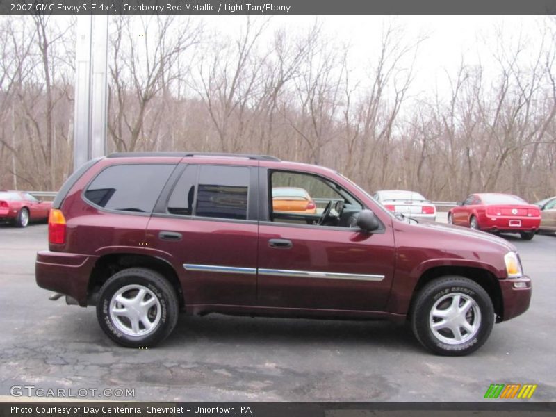 Cranberry Red Metallic / Light Tan/Ebony 2007 GMC Envoy SLE 4x4