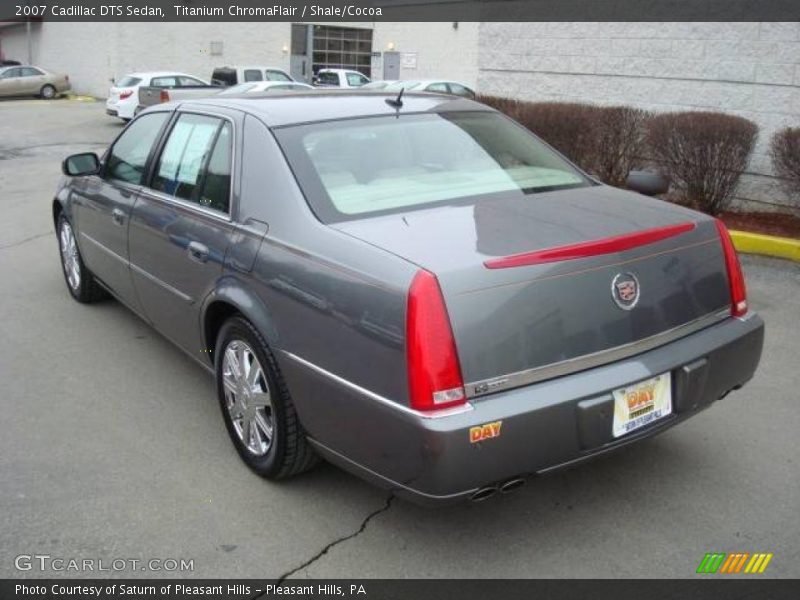 Titanium ChromaFlair / Shale/Cocoa 2007 Cadillac DTS Sedan