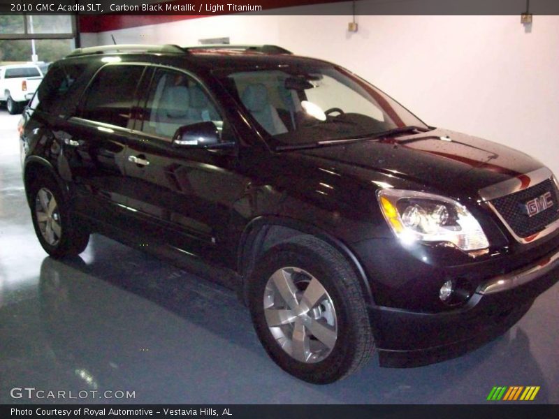 Carbon Black Metallic / Light Titanium 2010 GMC Acadia SLT