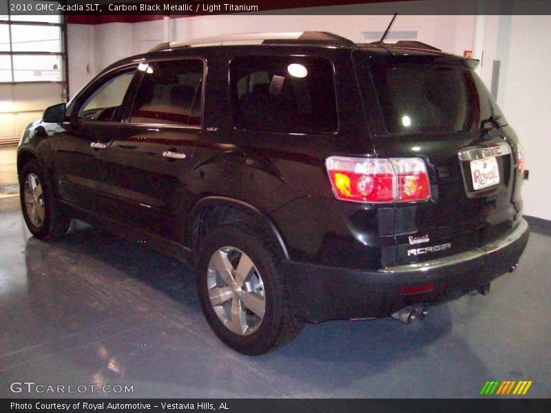 Carbon Black Metallic / Light Titanium 2010 GMC Acadia SLT