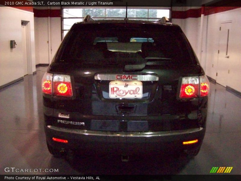 Carbon Black Metallic / Light Titanium 2010 GMC Acadia SLT