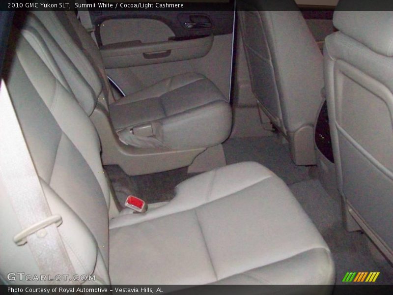 Summit White / Cocoa/Light Cashmere 2010 GMC Yukon SLT