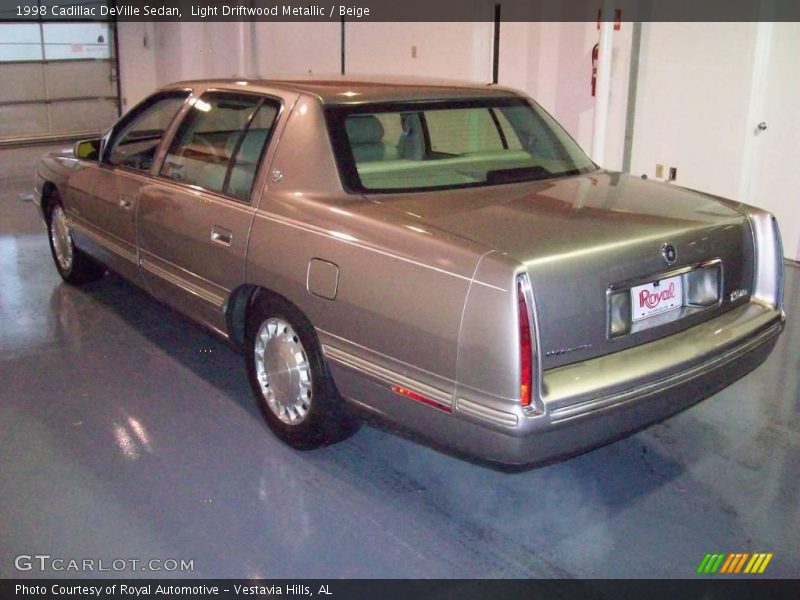 Light Driftwood Metallic / Beige 1998 Cadillac DeVille Sedan