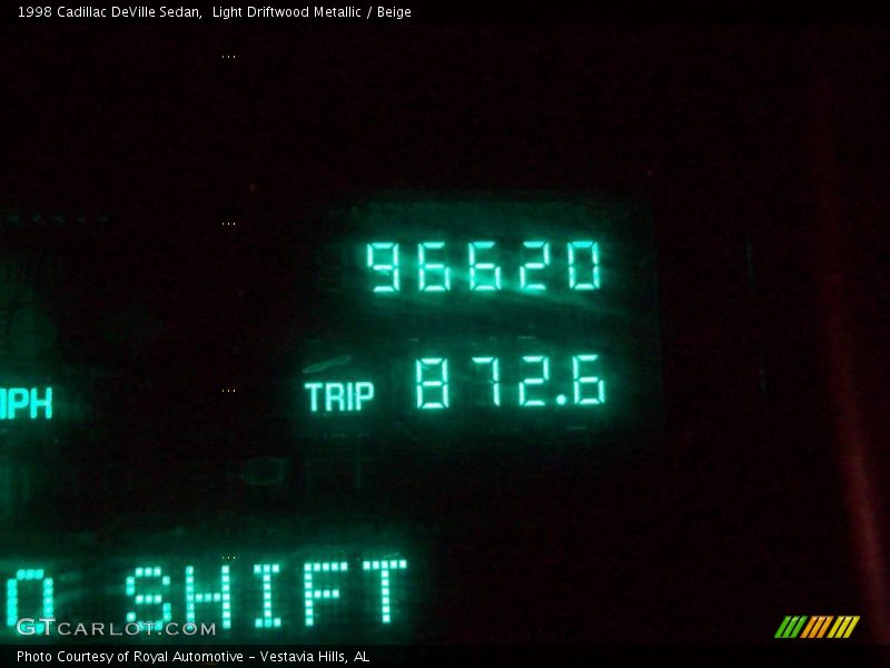 Light Driftwood Metallic / Beige 1998 Cadillac DeVille Sedan