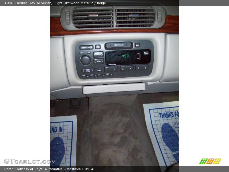 Light Driftwood Metallic / Beige 1998 Cadillac DeVille Sedan