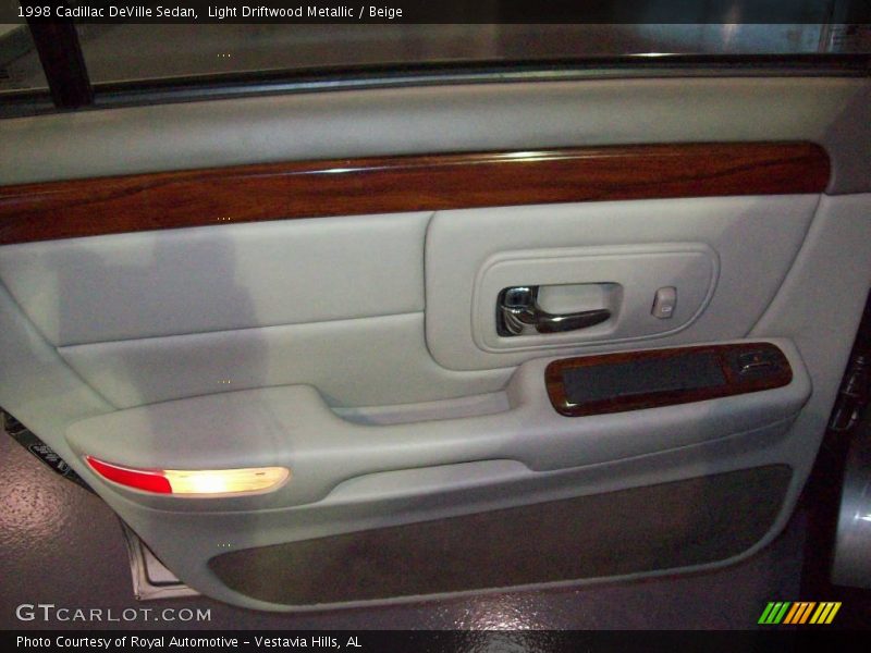 Light Driftwood Metallic / Beige 1998 Cadillac DeVille Sedan