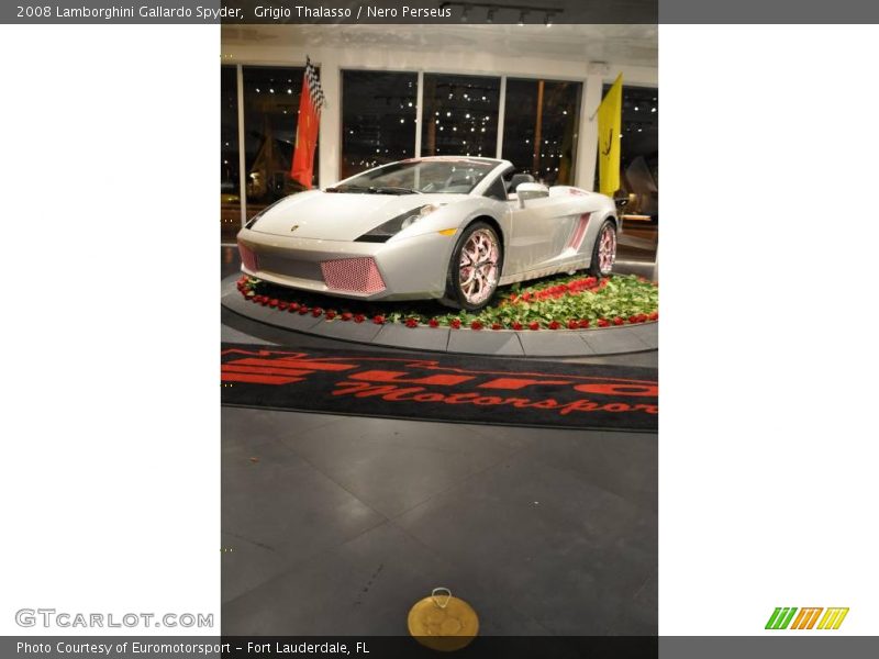 Grigio Thalasso / Nero Perseus 2008 Lamborghini Gallardo Spyder