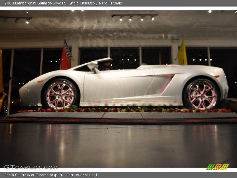 Grigio Thalasso / Nero Perseus 2008 Lamborghini Gallardo Spyder