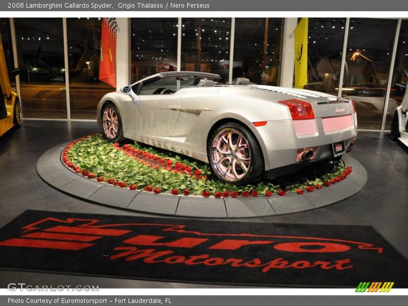 Grigio Thalasso / Nero Perseus 2008 Lamborghini Gallardo Spyder