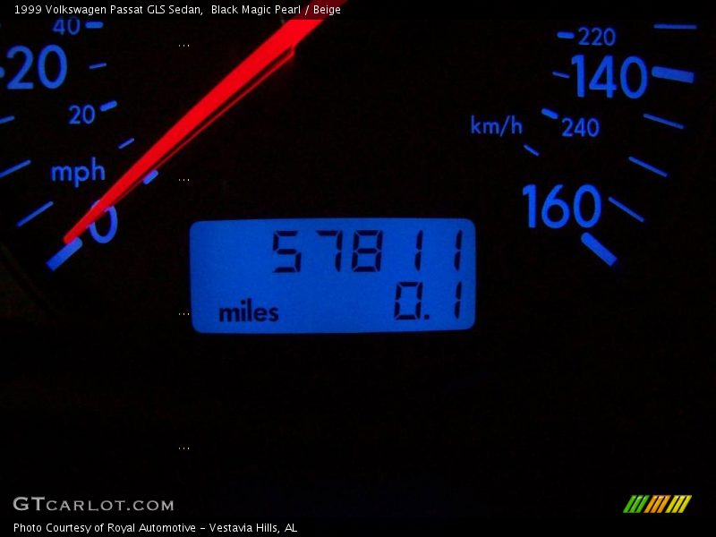 Black Magic Pearl / Beige 1999 Volkswagen Passat GLS Sedan