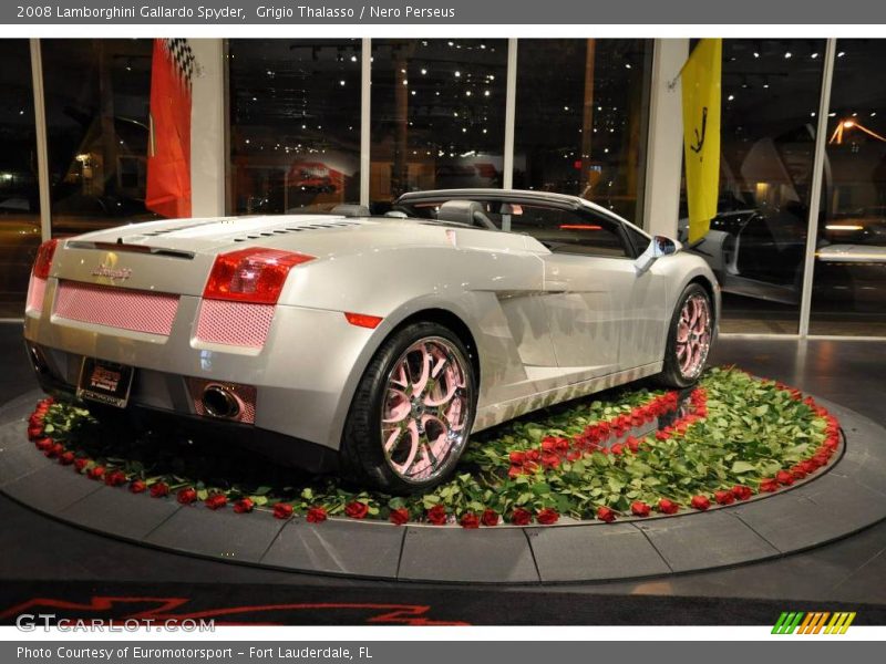 Grigio Thalasso / Nero Perseus 2008 Lamborghini Gallardo Spyder