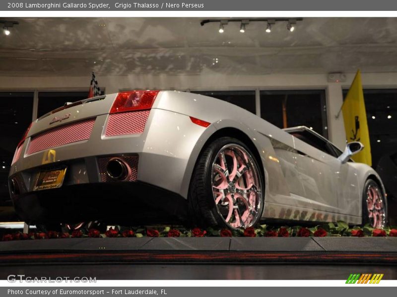 Grigio Thalasso / Nero Perseus 2008 Lamborghini Gallardo Spyder