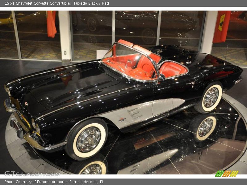 Tuxedo Black / Red 1961 Chevrolet Corvette Convertible