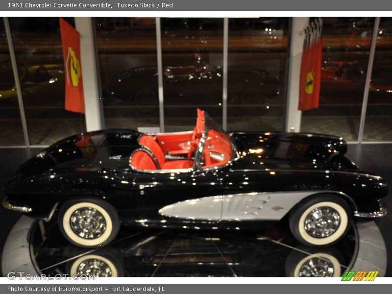 Tuxedo Black / Red 1961 Chevrolet Corvette Convertible
