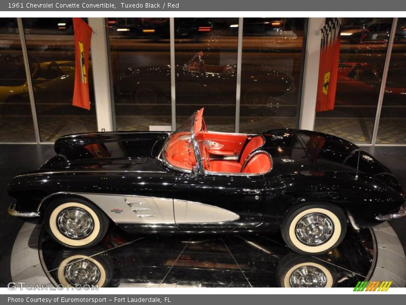 Tuxedo Black / Red 1961 Chevrolet Corvette Convertible