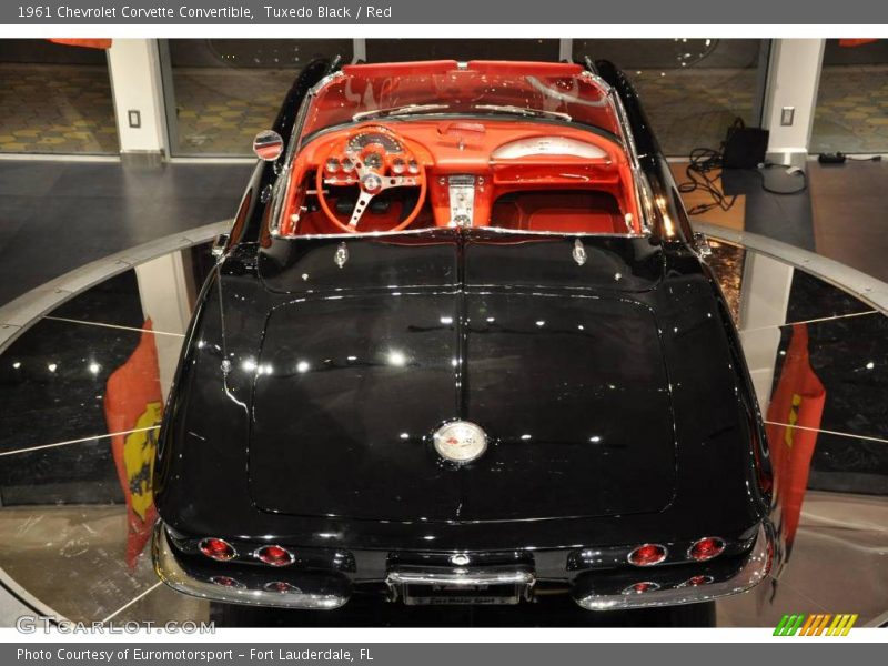 Tuxedo Black / Red 1961 Chevrolet Corvette Convertible