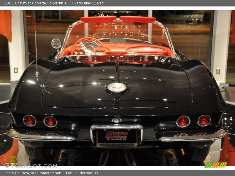 Tuxedo Black / Red 1961 Chevrolet Corvette Convertible