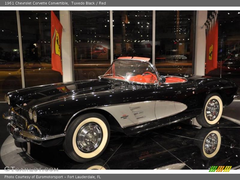 Tuxedo Black / Red 1961 Chevrolet Corvette Convertible