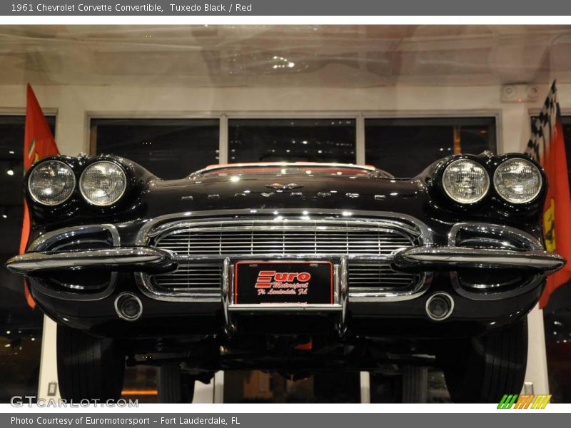 Tuxedo Black / Red 1961 Chevrolet Corvette Convertible