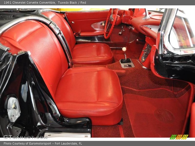 Tuxedo Black / Red 1961 Chevrolet Corvette Convertible