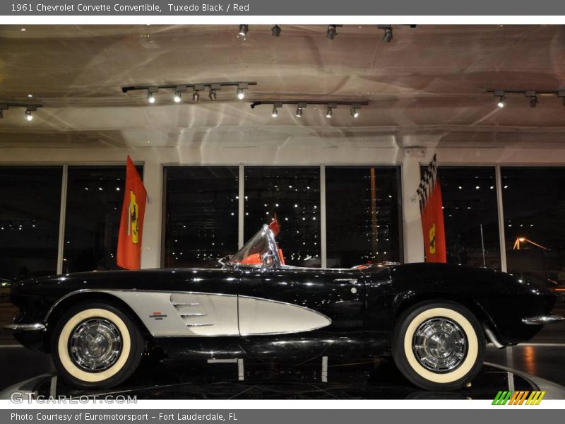 Tuxedo Black / Red 1961 Chevrolet Corvette Convertible