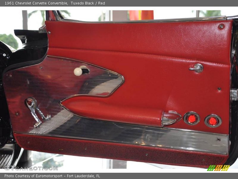 Tuxedo Black / Red 1961 Chevrolet Corvette Convertible