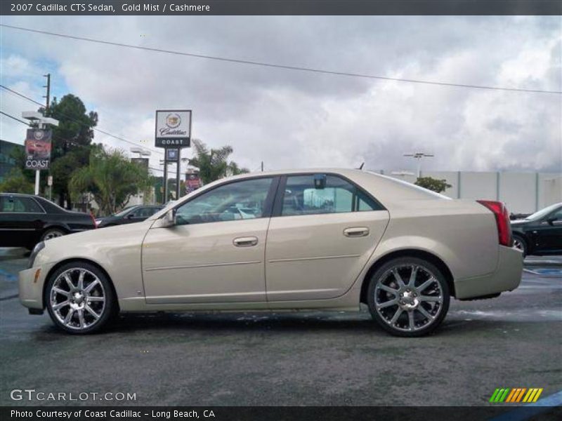 Gold Mist / Cashmere 2007 Cadillac CTS Sedan