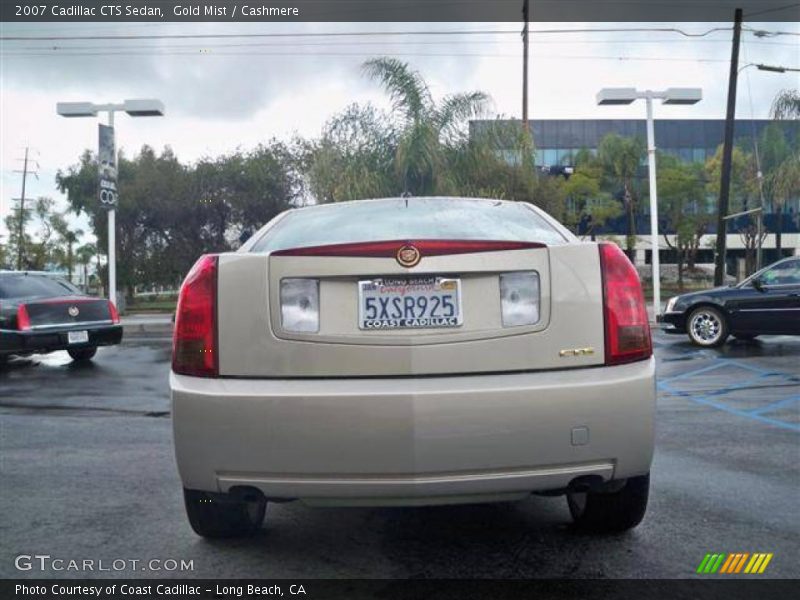 Gold Mist / Cashmere 2007 Cadillac CTS Sedan