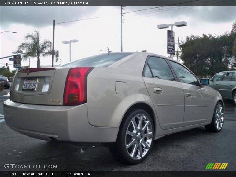 Gold Mist / Cashmere 2007 Cadillac CTS Sedan