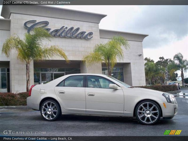Gold Mist / Cashmere 2007 Cadillac CTS Sedan