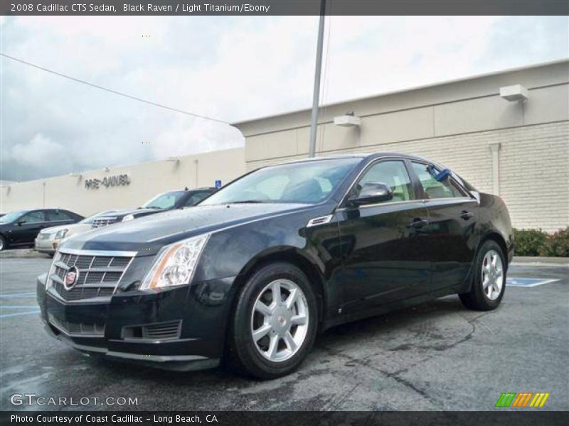 Black Raven / Light Titanium/Ebony 2008 Cadillac CTS Sedan