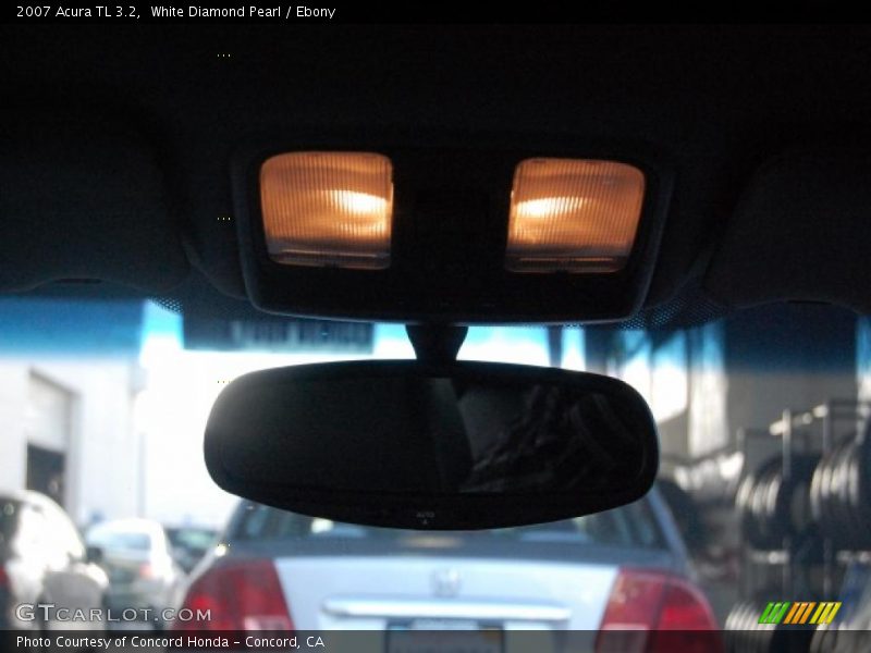 White Diamond Pearl / Ebony 2007 Acura TL 3.2