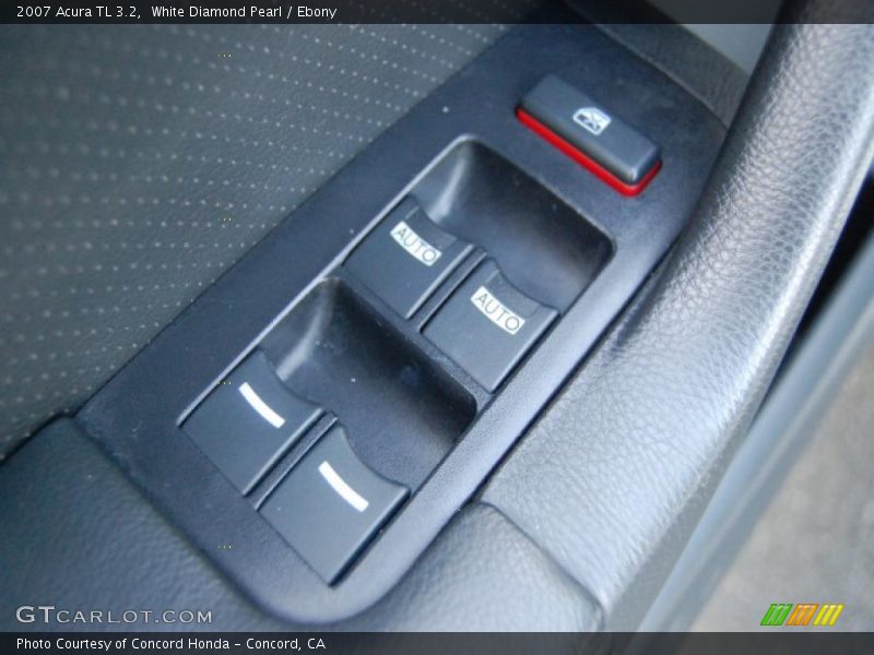 White Diamond Pearl / Ebony 2007 Acura TL 3.2