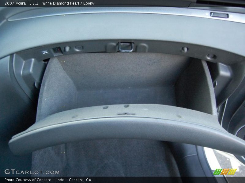 White Diamond Pearl / Ebony 2007 Acura TL 3.2