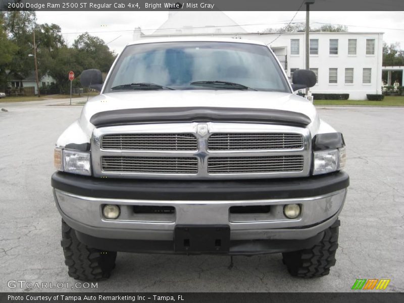 Bright White / Mist Gray 2000 Dodge Ram 2500 ST Regular Cab 4x4