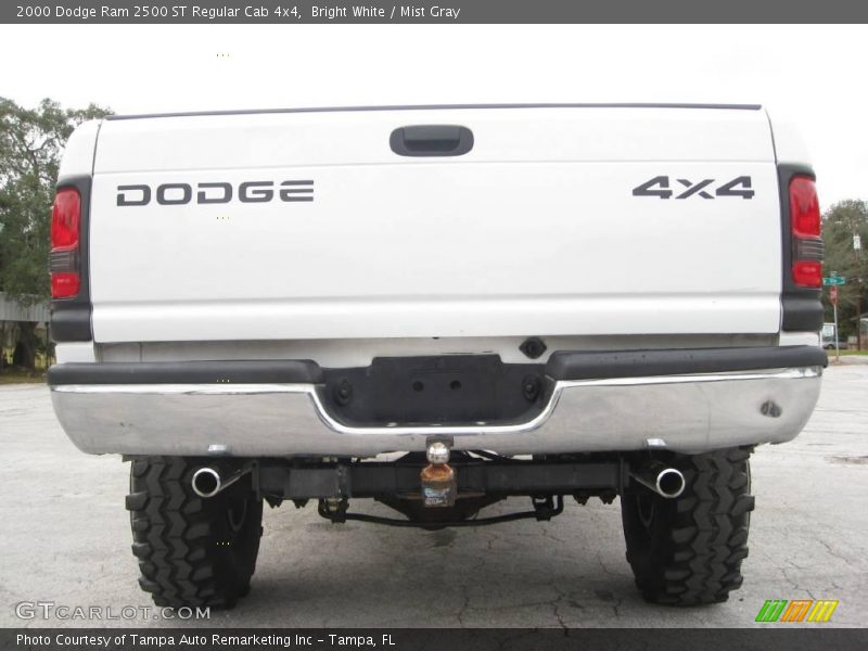 Bright White / Mist Gray 2000 Dodge Ram 2500 ST Regular Cab 4x4