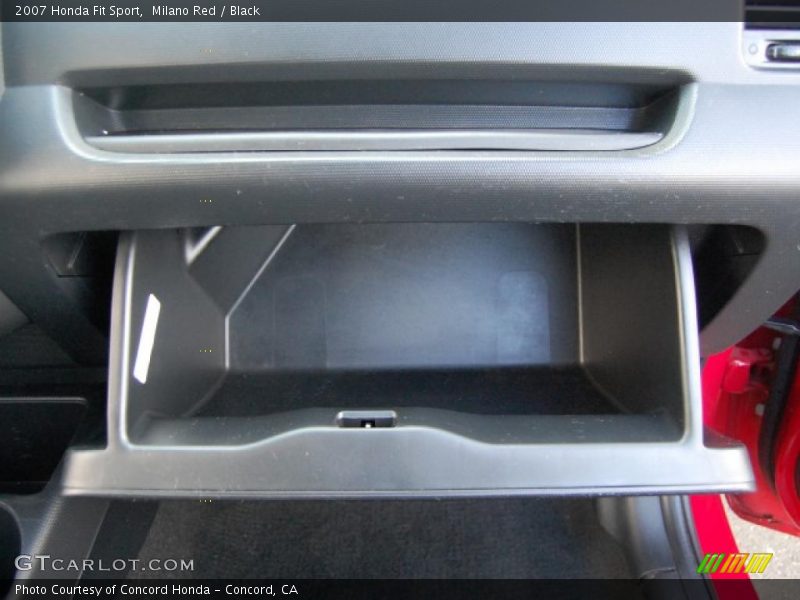 Milano Red / Black 2007 Honda Fit Sport