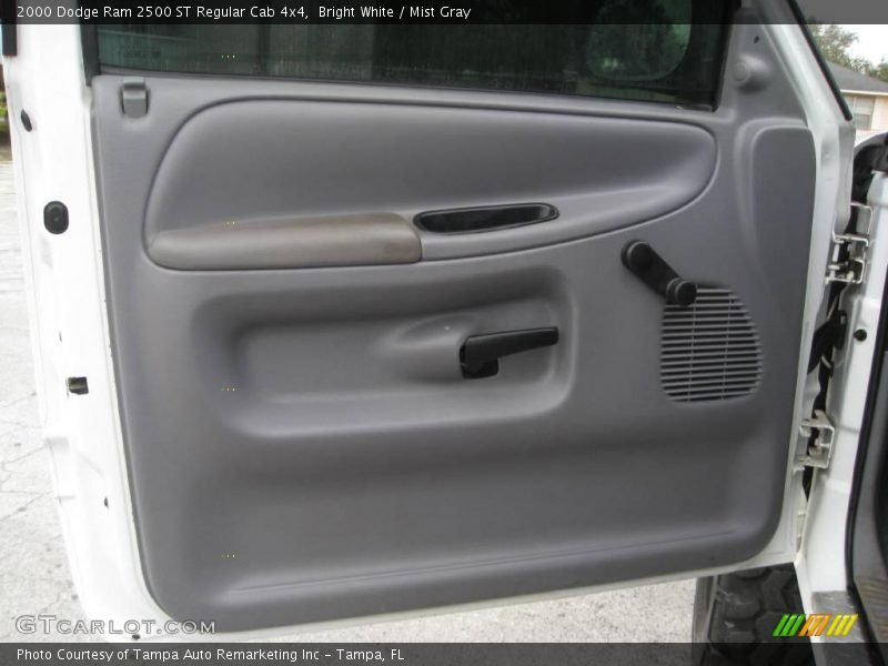Bright White / Mist Gray 2000 Dodge Ram 2500 ST Regular Cab 4x4