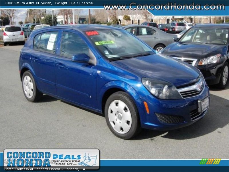 Twilight Blue / Charcoal 2008 Saturn Astra XE Sedan