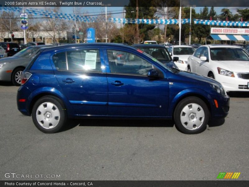 Twilight Blue / Charcoal 2008 Saturn Astra XE Sedan