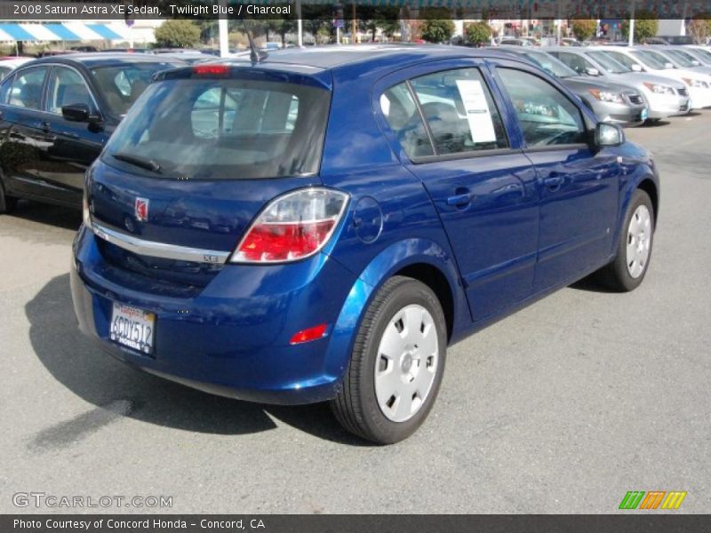 Twilight Blue / Charcoal 2008 Saturn Astra XE Sedan