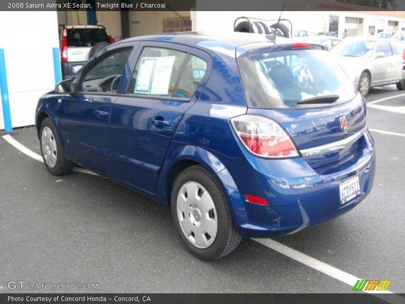 Twilight Blue / Charcoal 2008 Saturn Astra XE Sedan