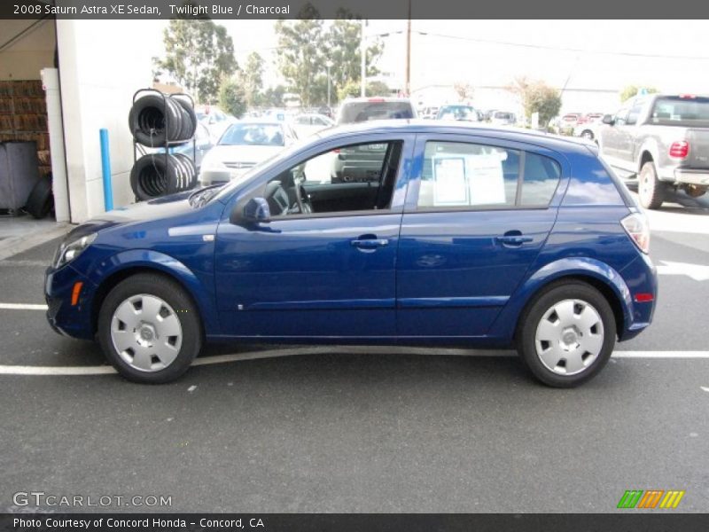 Twilight Blue / Charcoal 2008 Saturn Astra XE Sedan