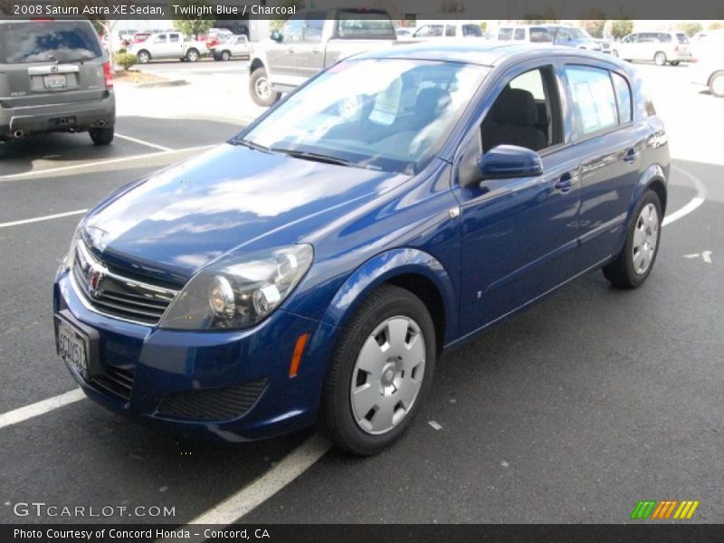 Twilight Blue / Charcoal 2008 Saturn Astra XE Sedan