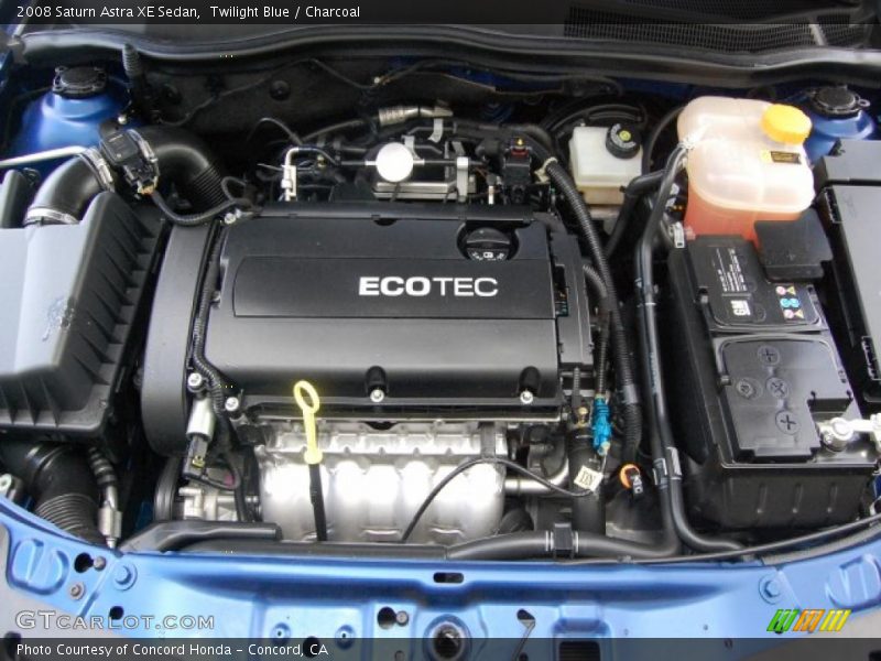 Twilight Blue / Charcoal 2008 Saturn Astra XE Sedan