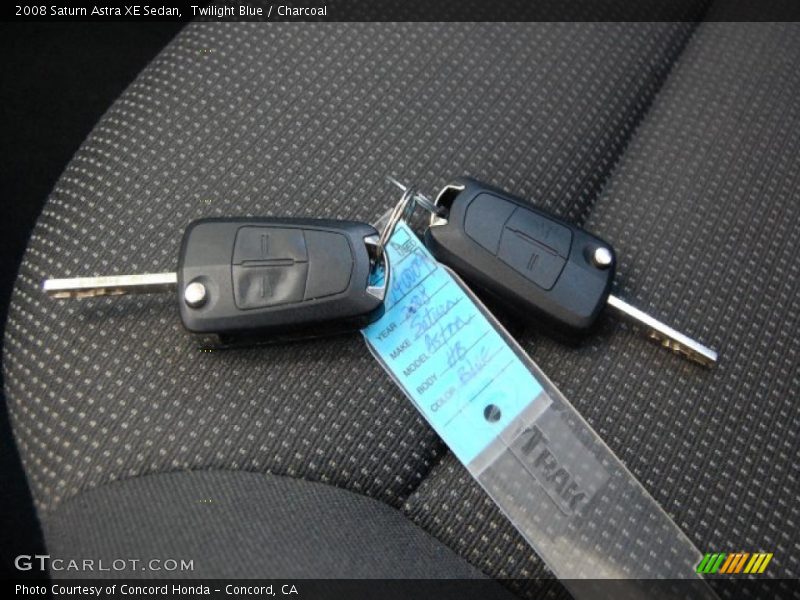 Twilight Blue / Charcoal 2008 Saturn Astra XE Sedan