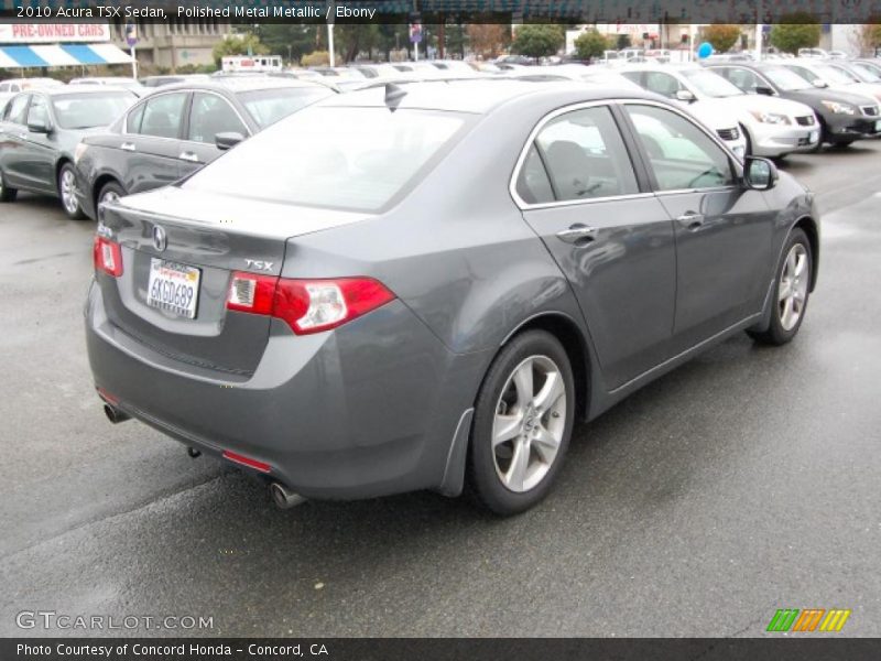 Polished Metal Metallic / Ebony 2010 Acura TSX Sedan