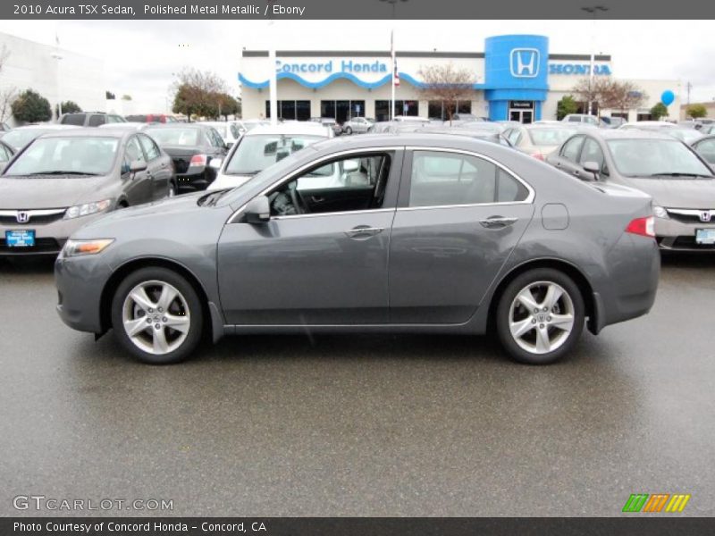 Polished Metal Metallic / Ebony 2010 Acura TSX Sedan